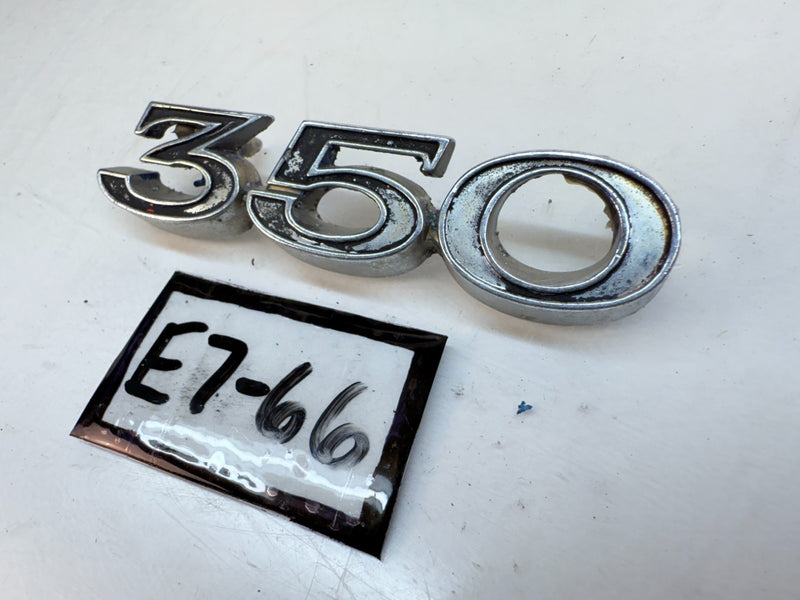 OEM 1970 Pontiac Firebird 350 Fender Emblem 480388 E7-66