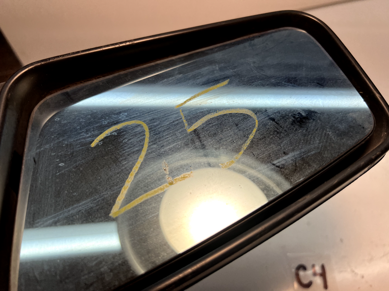 OEM 1984 Audi 5000 Left DRIVERS Front Powered Mirror 443 857 501 C4-25