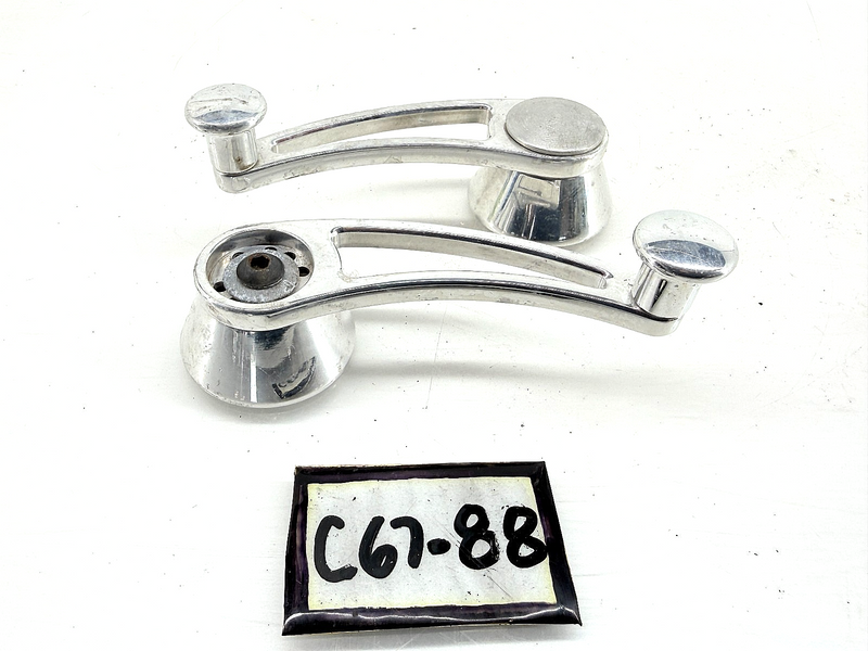 USED 1967 - 1981 Chevrolet Camaro Chrome BILLET Interior Window Cranks C67-88
