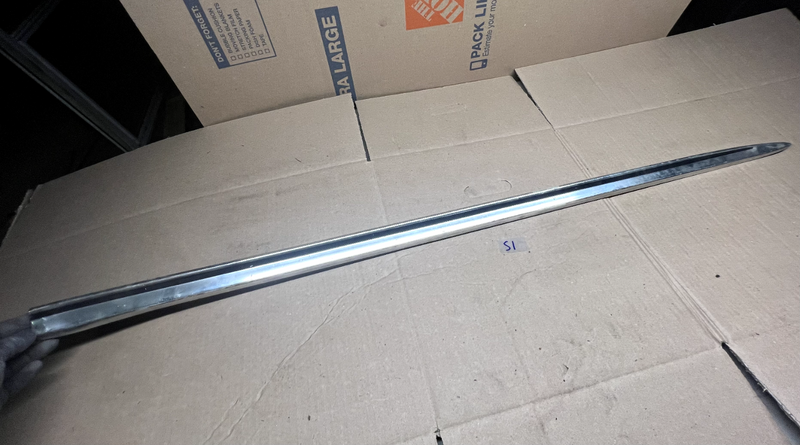 OEM 1963 FORD GALAXIE 500 & XL 2 DOOR LOWER DOOR MOLDING LEFT SIDE TRIM S1-22