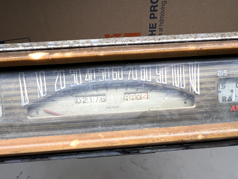 Original 41 1941 Mercury Waltham Watch Vintage Speedometer Gauge Cluster U1C-B9