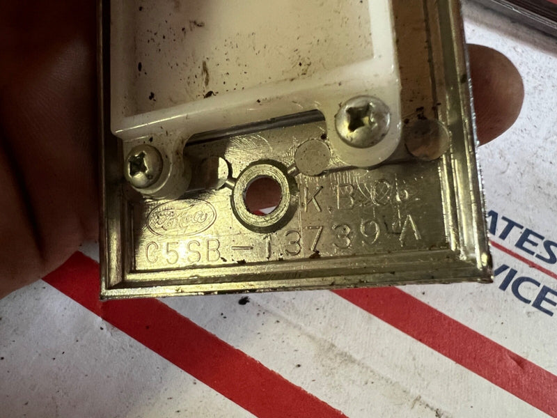 OEM *PAIR* 1965 1966 FORD THUNDERBIRD FORD#C5SB-13739-A DOOR PANEL LIGHT BEZEL 2