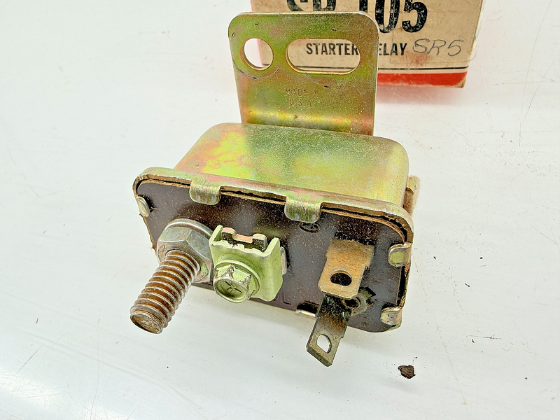 NOS 1965 - 1976 CHRYSLER DODGE PLYMOUTH STARTER RELAY SR-105 C74-28