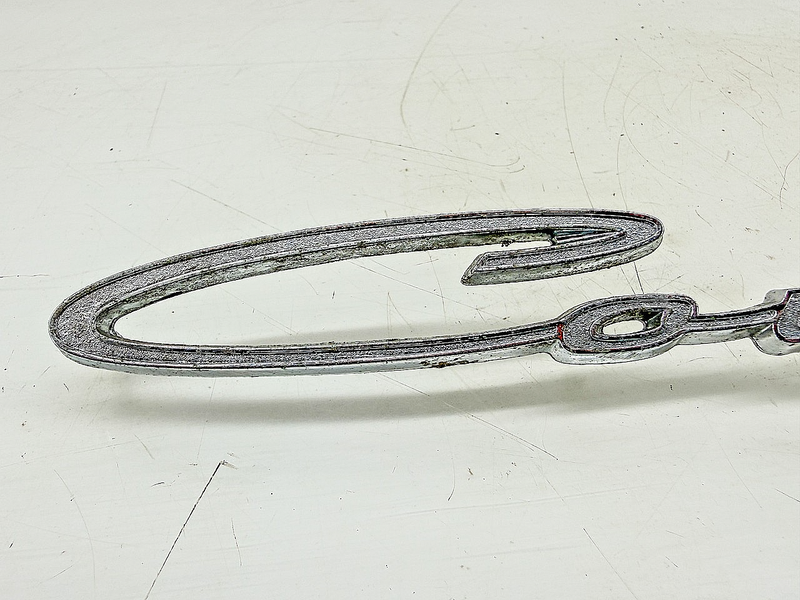 OEM 1963 FORD GALAXIE COUNTRY SEDAN WAGON SCRIPT EMBLEM C3AB-7142528-B E10-12