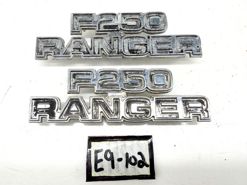 OEM 1973 -1979 F250 RANGER Metal Front Fender Emblem Badge D7TB-16702-EWB E9-102