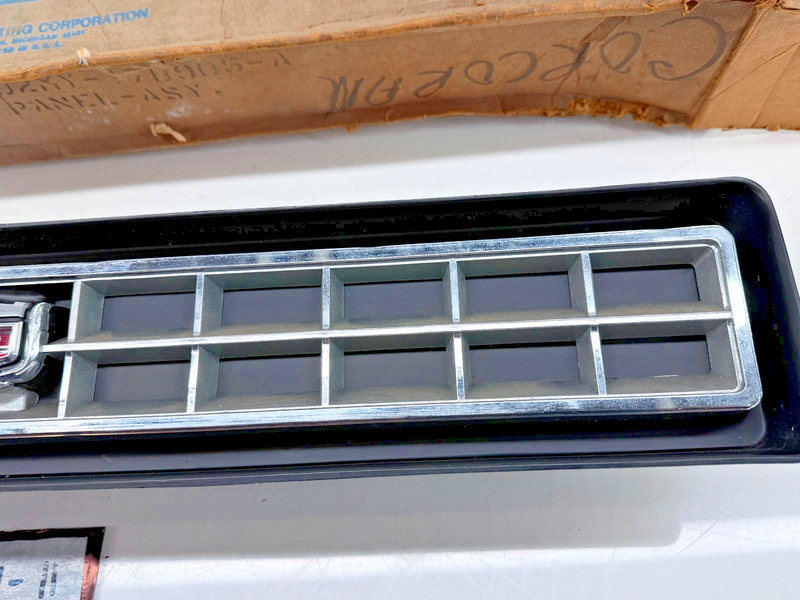 NOS 1972 Mercury Marquis Brougham Taillight Panel Trim Emblem D2MB-17224A B41-11