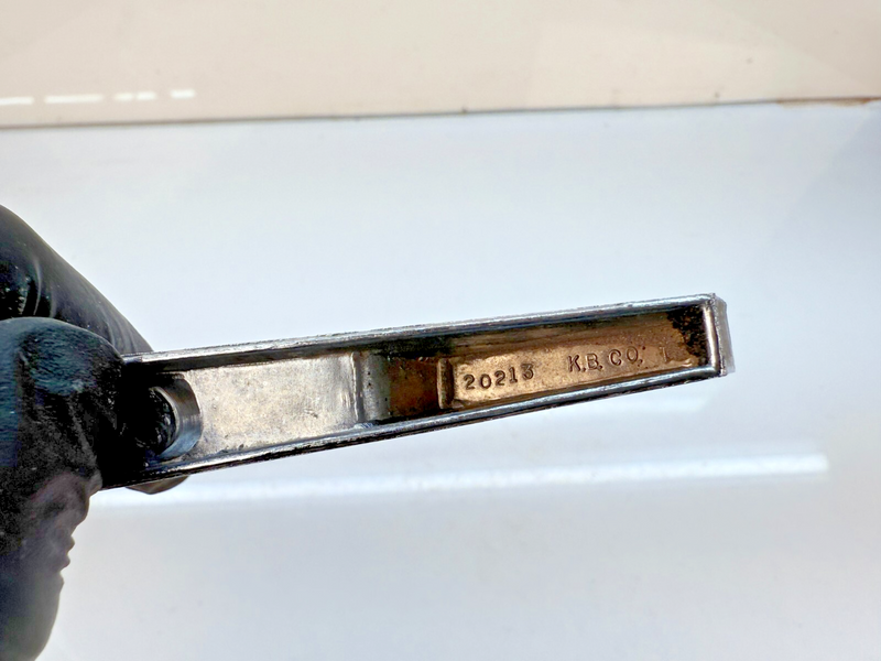 OEM 1962 Chevy Impala Steering Wheel Center Horn Ring Button Chrome 20213 B44-34