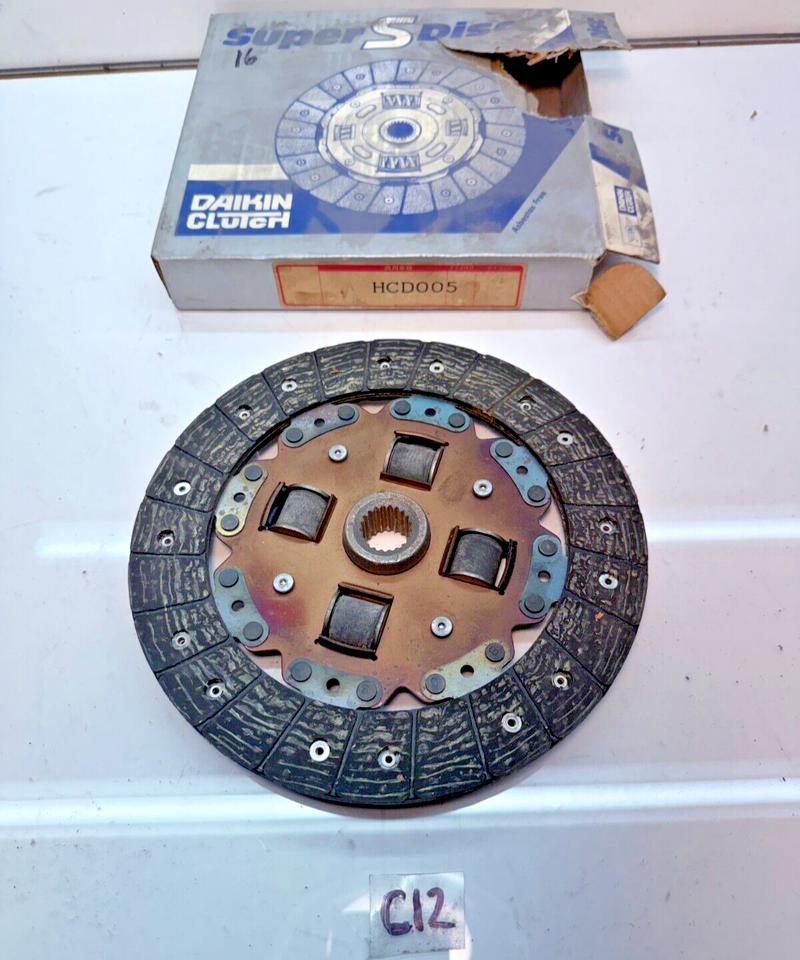 NOS Daikin CLUTCH DISC PLATE 86-89 HONDA ACCORD / 85-87 PRELUDE HCD005U C12-16