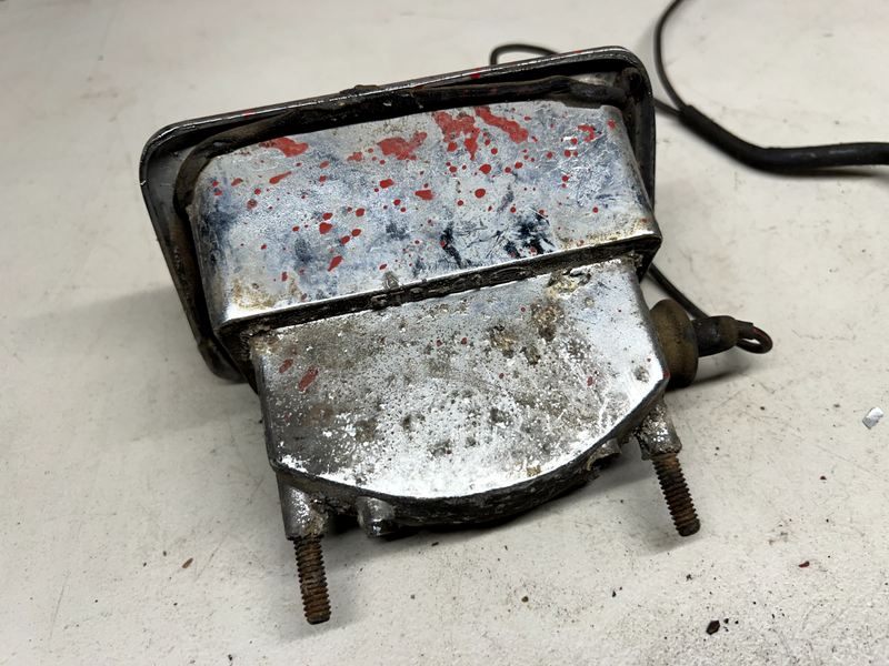 FORD THUNDERBIRD REAR BUMPER BACKUP LIGHT HOUSINGS 1961-1963 OEM U1C-B9-4