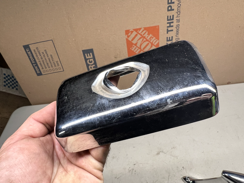 NOS THUNDERBIRD FORD MIRROR LH DRIVER HOUSING OEM 1963-1964 63-64 U1C-B10