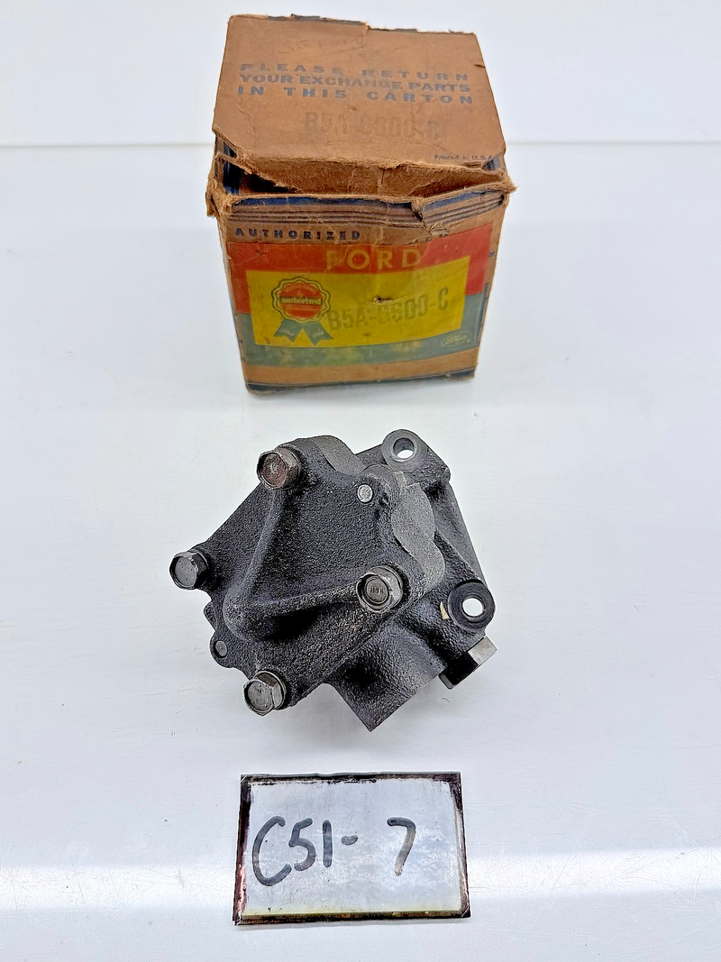 NOS ORIGINAL 1955 Ford Oil Pump B5A-6600-C B51-7