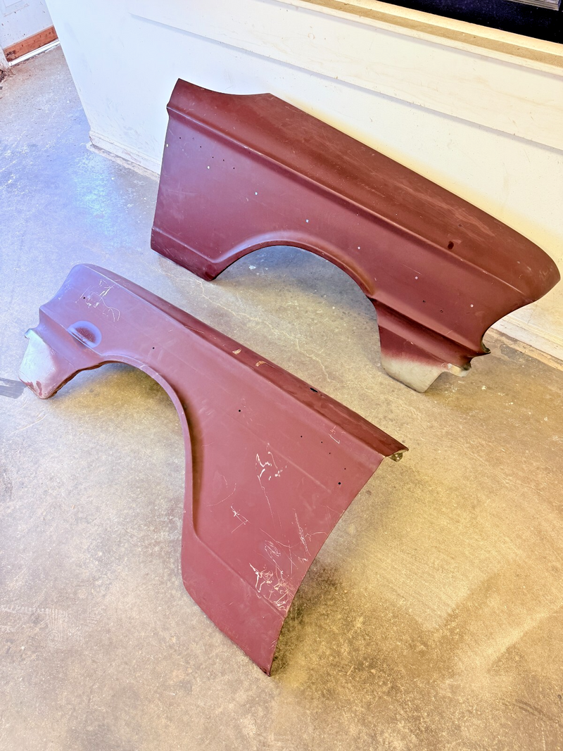 RARE Factory OEM 1963 - 1964 Ford Fairlane Front Fenders PAIR RH LH Fender 63 64