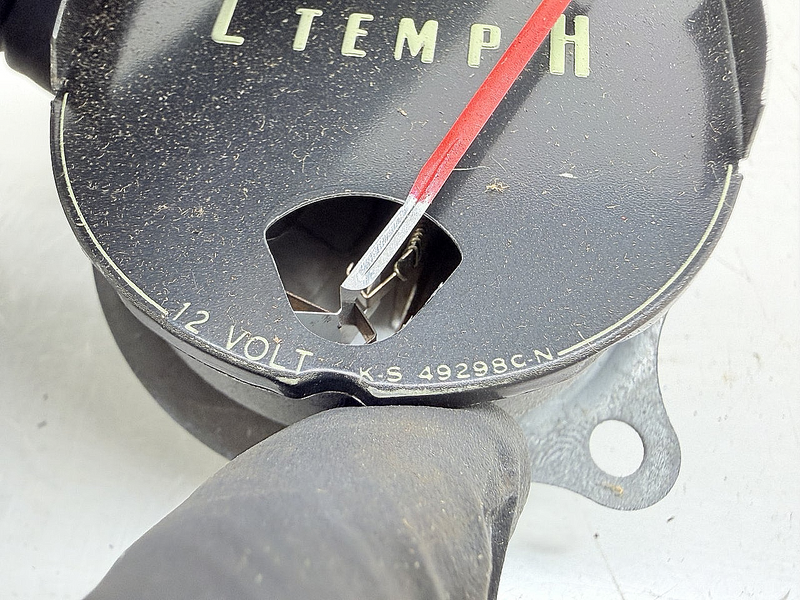 NOS 1956 FORD TRUCK THUNDERBIRD MERCURY TEMPERATURE TEMP GAUGE B6C10883D C77-21