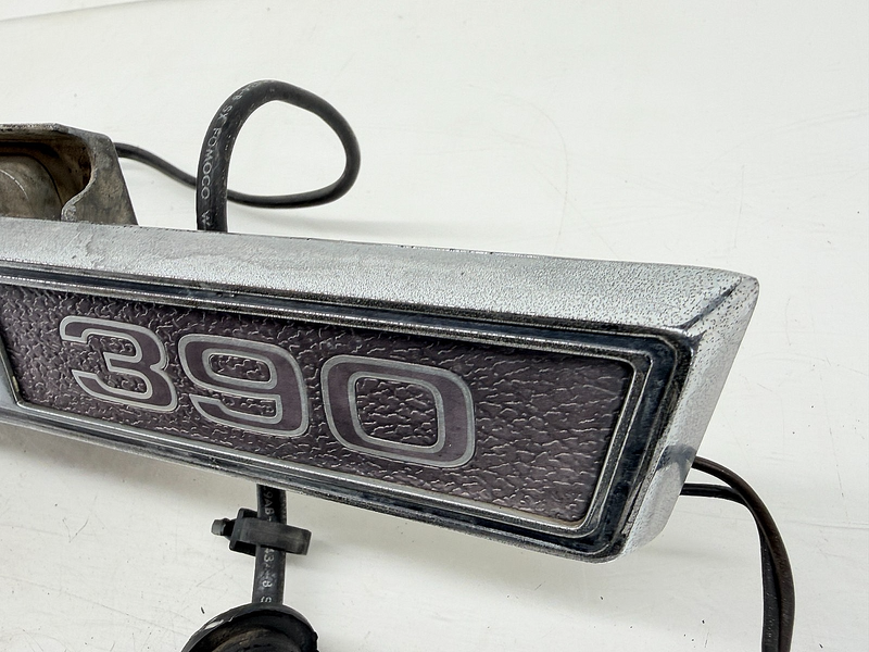 OEM 1969 Ford Galaxie 390 PAIR Front Side Marker Lights, Bezels, Lens 69 C36-69