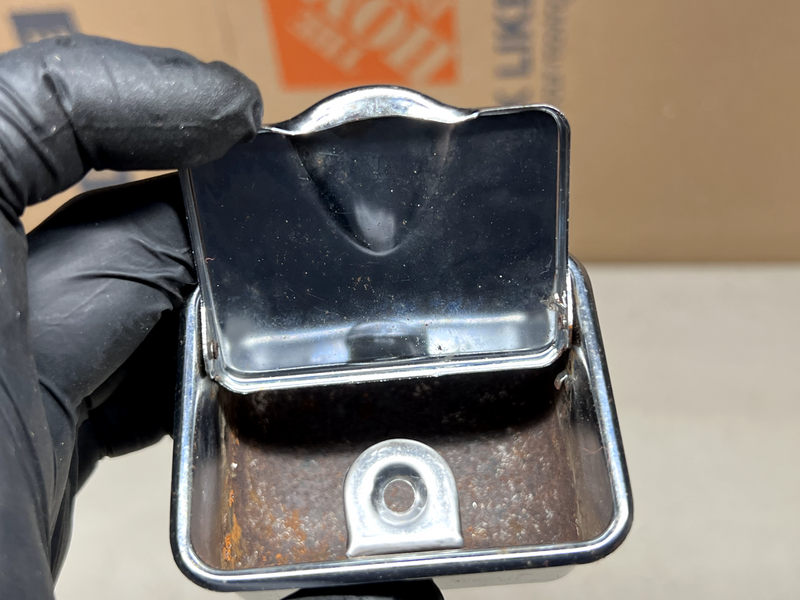 OEM Impala Rear Chrome Ash Tray Bezel Chevelle GTO Cutlass Skylark Pontiac B37-8