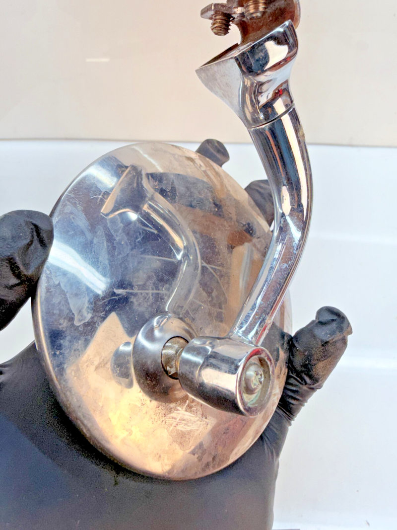 Vintage 1930's & 1940's Clamp On Chrome Side Mirror 1932 Ford B65-40