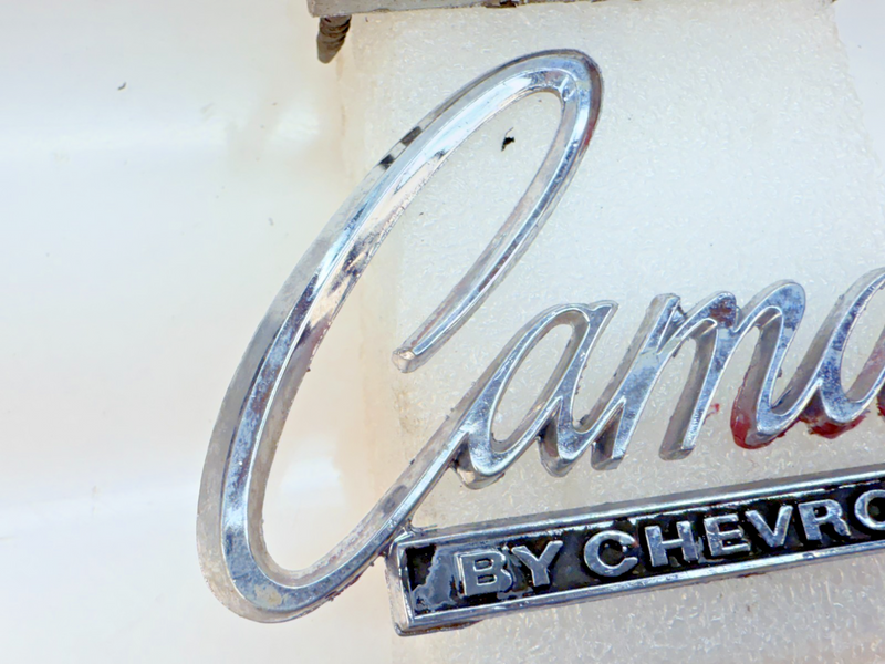 OEM 1968 - 1969 Camaro By Chevrolet Trunk Emblem 7752901 E5-43