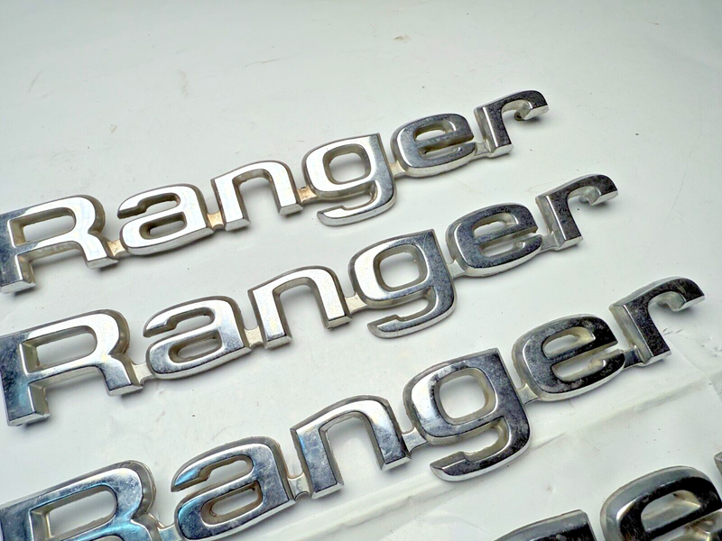 (1) OEM 1980 - 1983 Ford Ranger Metal Emblem E0TB-16B114 80 81 82 83 B32-184