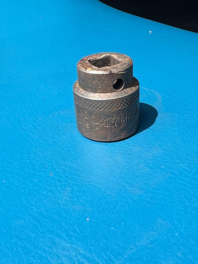 Mac Tools USA 17mm 6 Point 3/8" Drive Shallow Impact Socket XP6 17MM