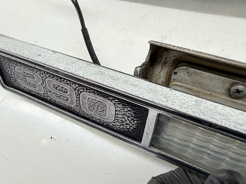 OEM 1969 Ford Galaxie 390 PAIR Front Side Marker Lights, Bezels, Lens 69 C36-69