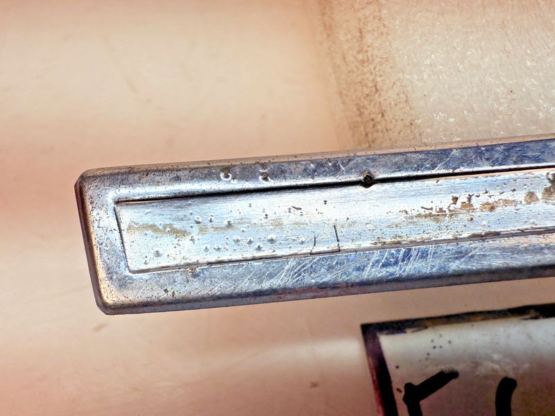 OEM 1960 Chevrolet Impala #5 Left Front Fender Chrome Molding Trim Louver E6-82