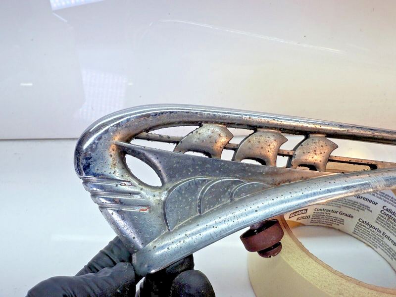 Vintage OEM 1941 Plymouth Hood Ornament 901955 Chrome Sailing Ship 41 B59-31