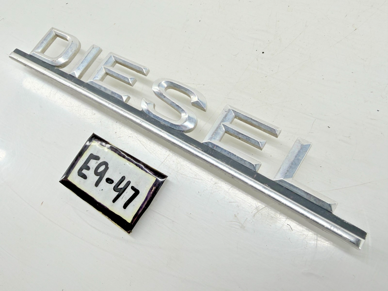OEM 1975 - 1986 Mercedes Diesel Trunk Emblem Badge 123-817-00-15 E9-47