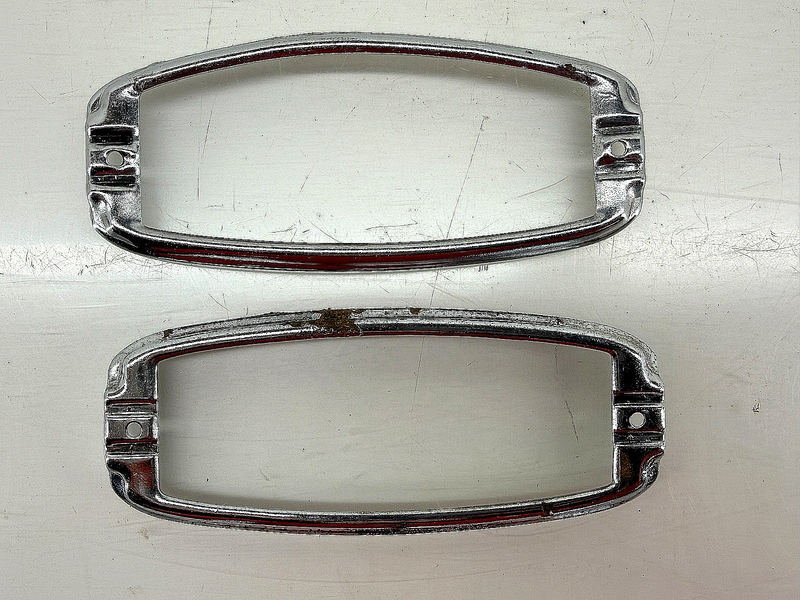 OEM 1941 1942 1946 1947 1948 GM Chevrolet Car Taillight Trim Bezel E7-105