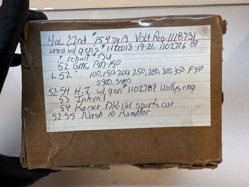 NOS 1952-1955 DELCO GMC KAISER NASH Voltage Regulator 52 53 54 55 1118731 C16-12