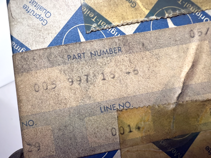 (2) NOS Mercedes Seal Ring Outside W114 W115 W116 W123 W126 0059971646 C1-23