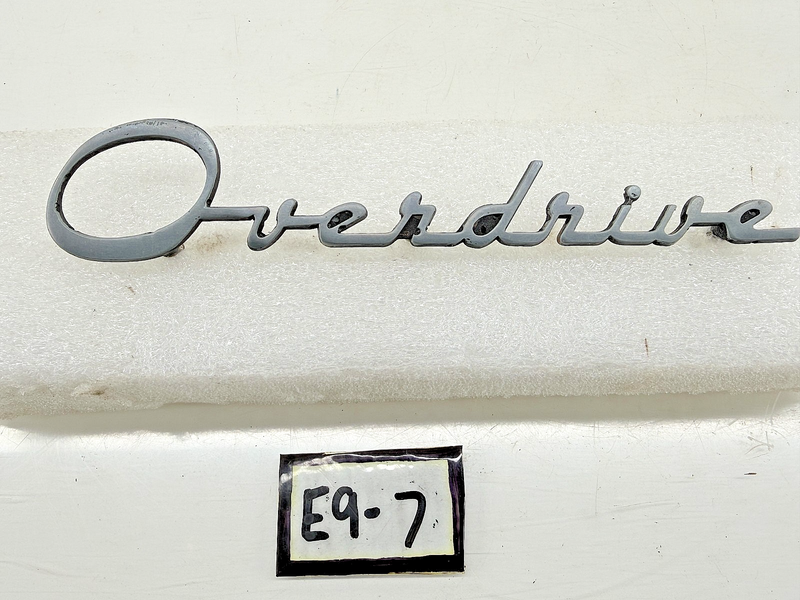 OEM 1953 - 1956 Ford Overdrive Chrome Trunk Emblem BF-7042528-B 9637 E9-7