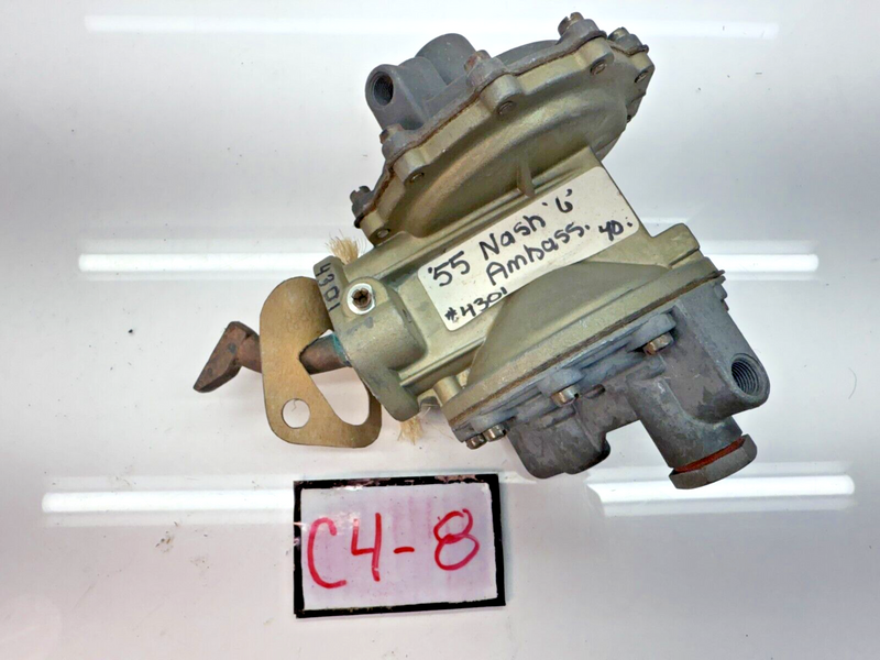 NORS AC Nash Ambassador 6 Cyl. 1955 Mechanical Fuel Pump 4301 55 C4-8