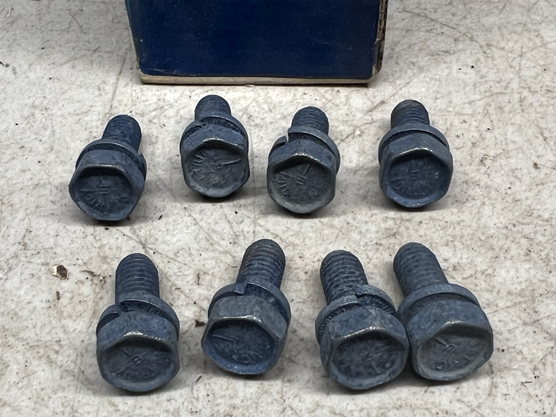 (8) NOS Ford N602549-S51M Clutch Pressure Plate Metric Bolt M8x1.25x20mm B28-53