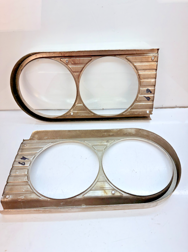 OEM 1964 CHEVROLET Chevelle El Camino Pair Headlight Trim Bezels B45-15