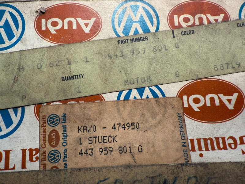 NOS GENUINE AUDI 200 5000  FRONT DOOR ELECTRIC WINDOW MOTOR 443959801 C8-8