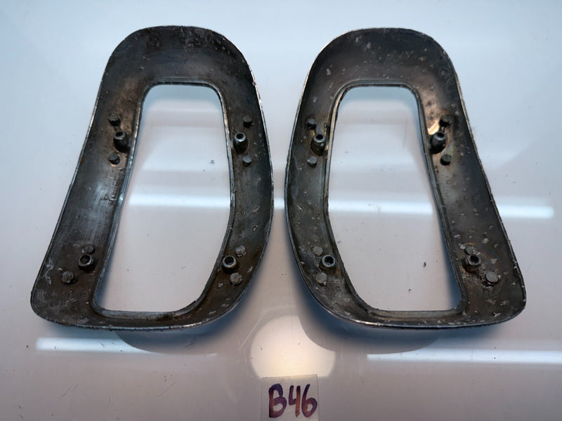1952 1953 1954 NASH Turn Signal Marker Park Light Chrome Trim Bezel 22511 B46-4