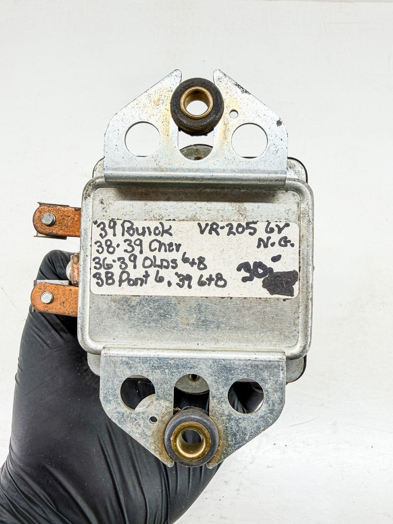 NOS Vintage PREWAR 6 VOLT VOLTAGE REGULATOR BLUE STREAK VR-205X C47-90