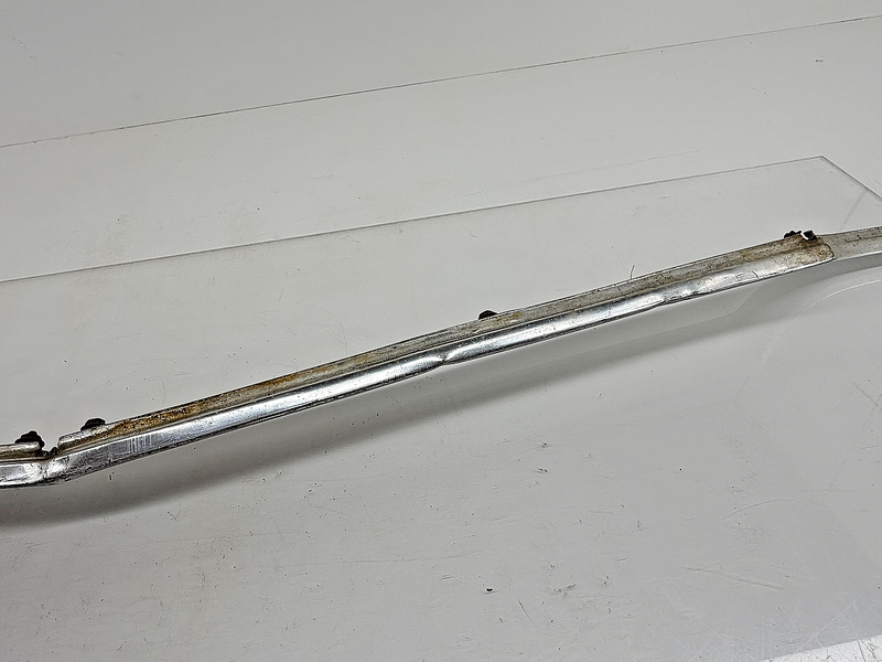 OEM 1964 Chevy Impala Belair Biscayne Hood Lip Molding Above Grille Aluminum