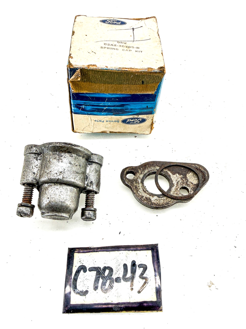 OEM 1965 - 1970 FORD MUSTANG POWER STEERING CONTROL VALVE CAP C2AZ3C705B C78-43