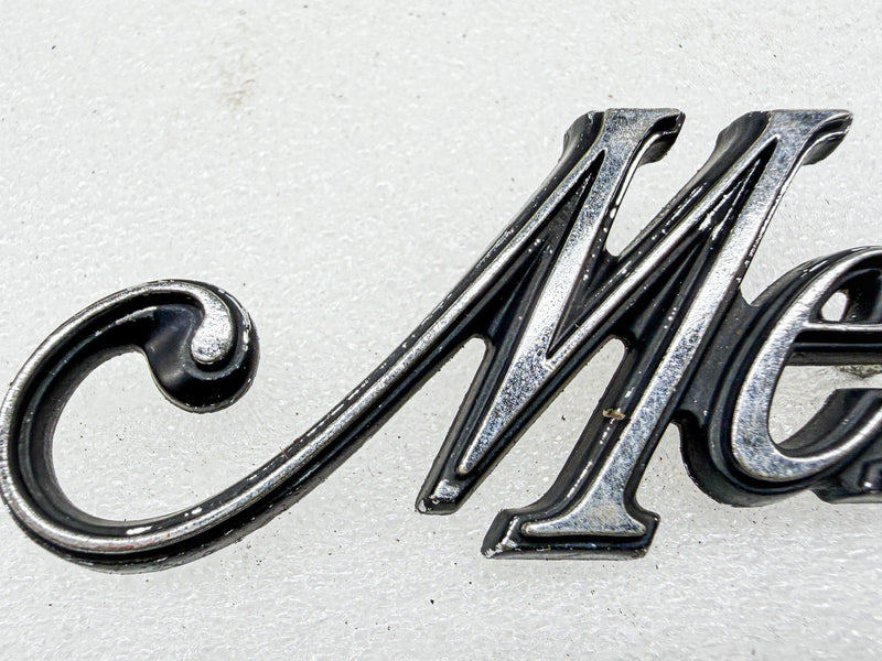 OEM 1973 - 1979 MERCURY COUGAR HOOD SCRIPT EMBLEM D3MB-8B357-AA E10-51