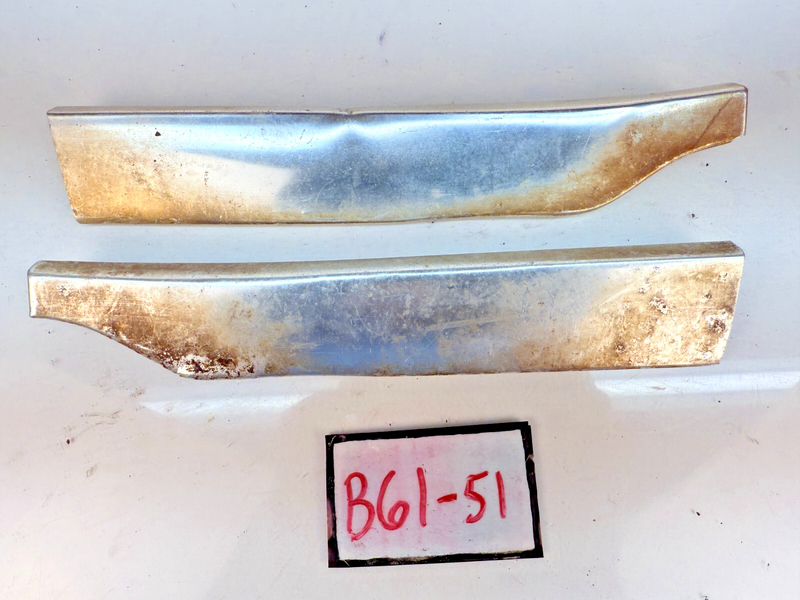 OEM 1960 Chevy Impala Pair Lower Grille Trim Filler Splash Shield Molding B61-51