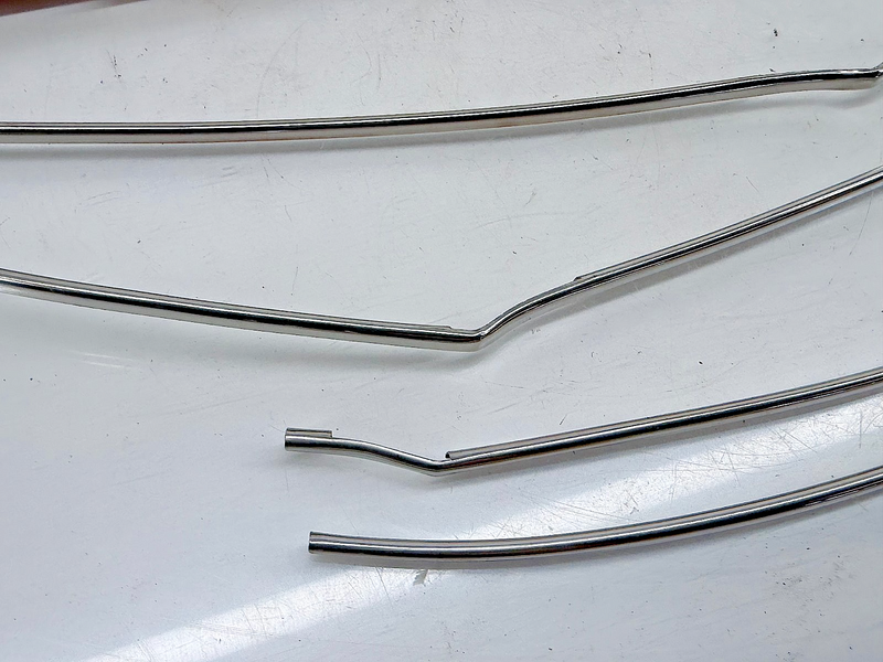 NOS 1968 1969 Fairlane 500 Torino DOOR EDGE GUARDS KIT 4DR C80Z-5420910-A B41-17
