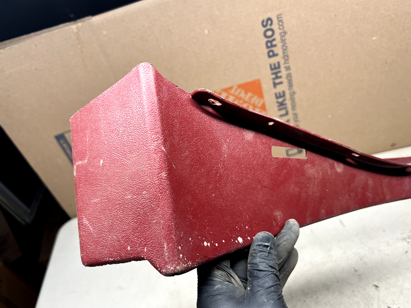 1964-1966 FORD THUNDERBIRD  GALAXIE AND MERCURY BUCKET SEAT TRACK COVER TRIM B33