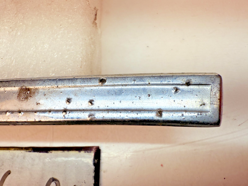 OEM 1960 Chevrolet Impala #6 Right Front Fender Chrome Molding Trim Louver E6-86