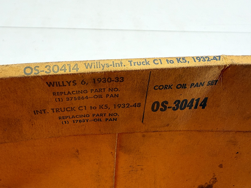 NOS 1930 - 1948 Willys 6 International Truck C1 TO K5 OS-30414 B54-65