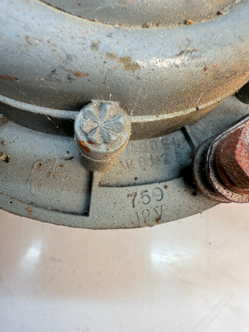 OEM 1955 - 1956 Chevy Corvette Delco Remy Horn 759 760 Pair -Survivors- B74-32