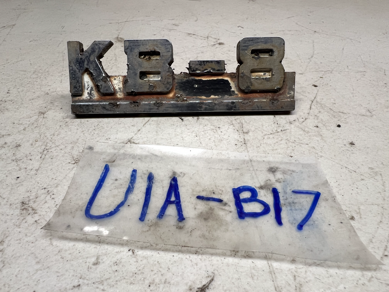 Vintage Original 1940's International KB-8 Emblem Badge  Part# 747561835-R1 B17