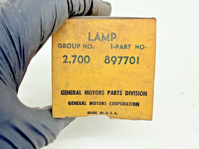 NOS 1955 1956 1957 Chevy Bel Air 150 210 Nomad License Plate Lamp 897701 C75-21