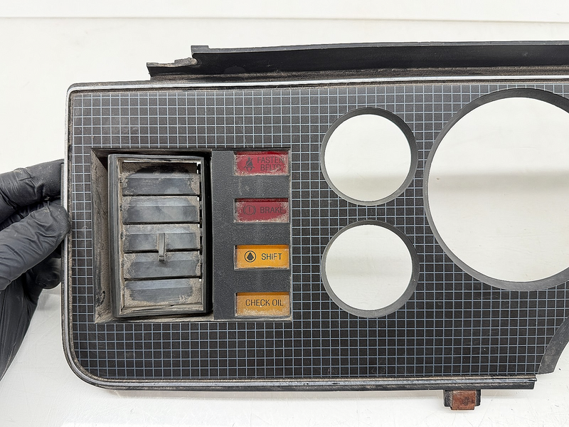 OEM 1979 - 1984 FORD MUSTANG DASH BEZEL GRID PATTERN E4ZB-61045C90-B