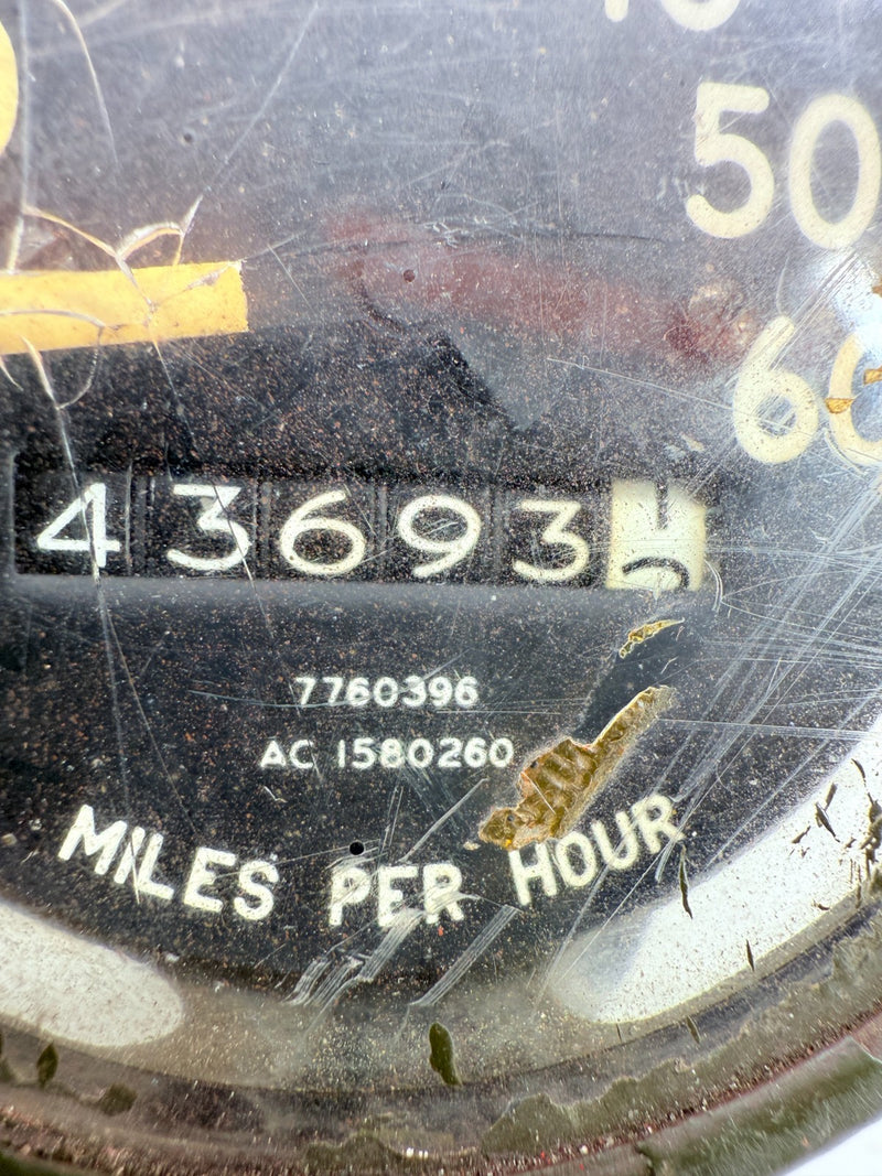 OEM WILLYS Jeep MB M38 M38A1 Speedometer 7760396 AC1580260 C36-28